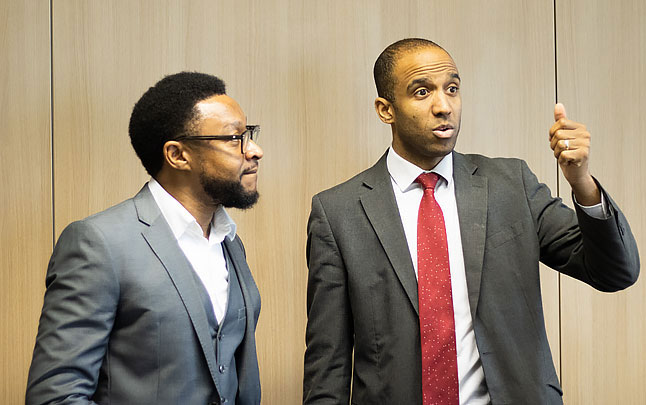 Andrew Hall and Luke Patterson